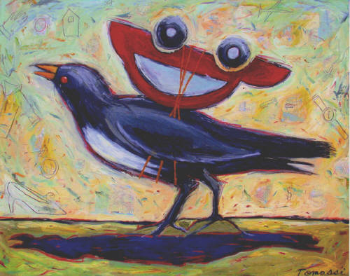 Artist: Debbie Tomassi, Title: Magpie Eye - click for larger image
