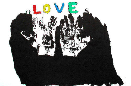 Artist: Jim Dine, Title: Gloves - click for larger image