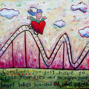 Artist: Debbie Tomassi, Title: Joy Ride - click for larger image