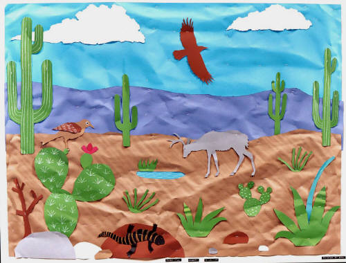 Artist: Bill Braun, Title: Desert Wildlife - click for larger image