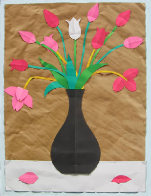 Artist: Bill Braun, Title: Pink Tulips - click for larger image