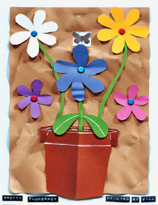 Artist: Bill Braun, Title: Pretty Flowerpot - click for larger image