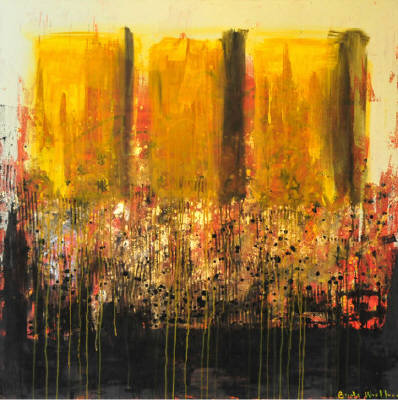 Artist: Brooke Westlund, Title: Yellow Panels - click for larger image
