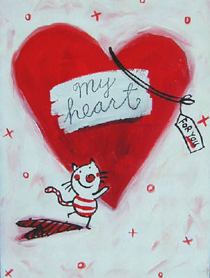 Artist: Debbie Tomassi, Title: My Heart - click for larger image