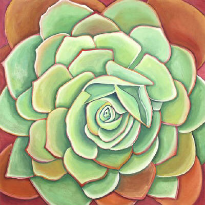Artist: Debbie Tomassi, Title: Succulent - click for larger image
