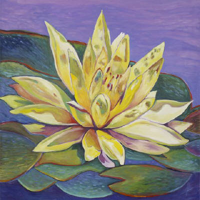 Artist: Debbie Tomassi, Title: Water Lily - click for larger image
