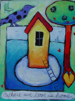Artist: Debbie Tomassi, Title: Where We Live is Home - click for larger image