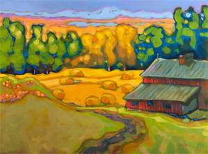 Artist: Don Tiller, Title: Homestead Barn - click for larger image