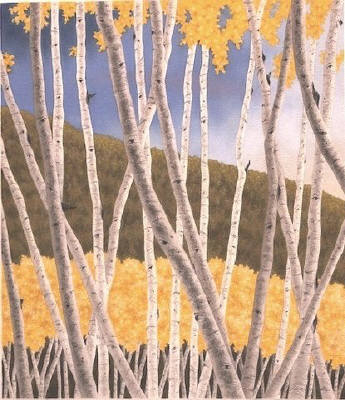 Artist: Doug Martindale, Title: Watching Aspens - click for larger image