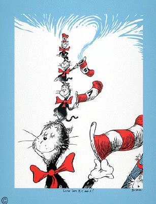 Artist: Dr. Seuss  , Title: Cats C, B and A - click for larger image