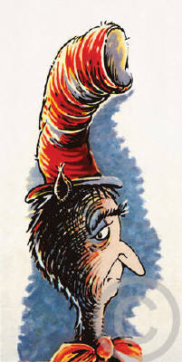Artist: Dr. Seuss  , Title: The Cat Behind the Hat - click for larger image