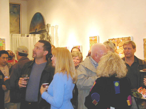 Artist: Gallery Event Photos, Title: A well attended Holiday Group Show - click for larger image