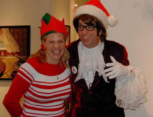 Artist: Gallery Event Photos, Title: I think Austin just pinched the Elf... - click for larger image