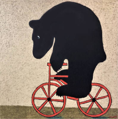 Artist: Jaime Ellsworth, Title: Red Bike - click for larger image