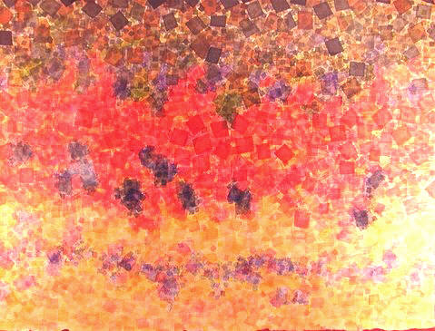 Artist: Julia Ross, Title: Pixalated Rainbow Trout - click for larger image