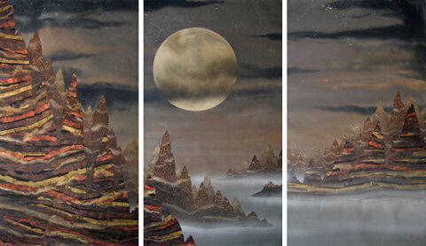 Artist: Keiichi Nishimura, Title: Full Moon - click for larger image