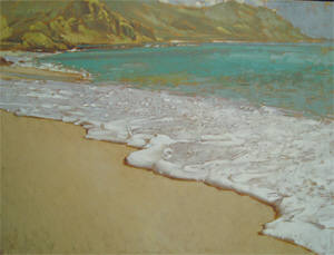 Artist: Kim Starr, Title: Hawaiian Surf - click for larger image