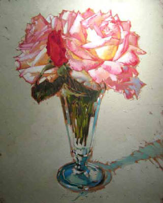 Artist: Kim Starr, Title: Roses - click for larger image