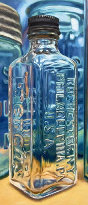 Artist: Kristen Reitz  - Green, Title: French Extract - click for larger image