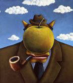 Artist: Markus Pierson, Title: Rene Magritte "Art History Suite" - click for larger image
