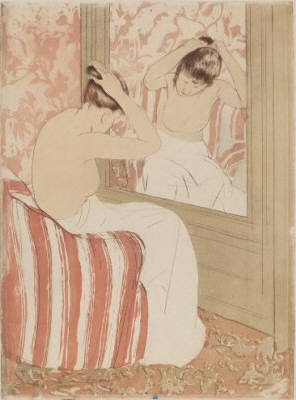 Artist: Mary Cassatt, Title: (After) Mary Cassatt "The Ten - The Coiffure" - click for larger image
