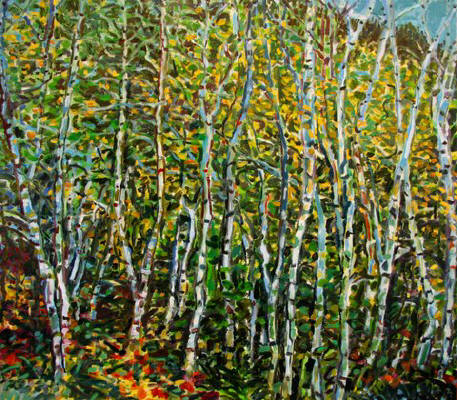 Artist: Pat Tolle, Title: Birches - click for larger image