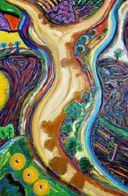Artist: Pat Tolle, Title: Violin River - click for larger image