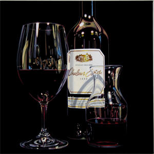 Artist: Ray Pelley, Title: Le Grand - Chaleur Estate 1999 DeLille Cellars - Giclee Print - click for larger image