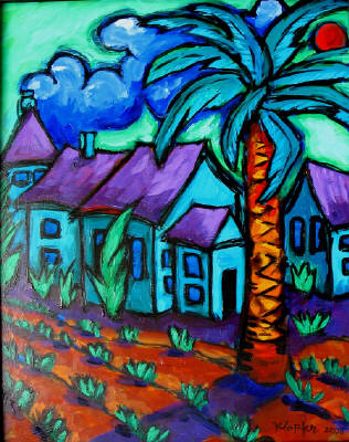Artist: Rich Klopfer, Title: Palm Tree - click for larger image
