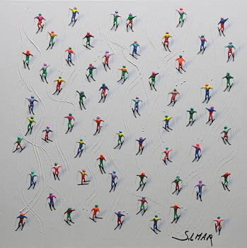 Artist:  Silmar, Title: Winter Sports - click for larger image