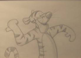 Artist:  The Art of Disney, Title: Tigger - click for larger image