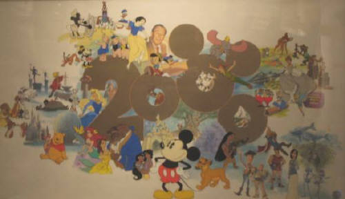 Artist:  The Art of Disney, Title: Welcoming the Millennium  - click for larger image