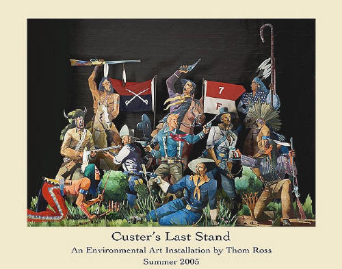 Artist: Thom Ross, Title: Custer's Last Stand - click for larger image