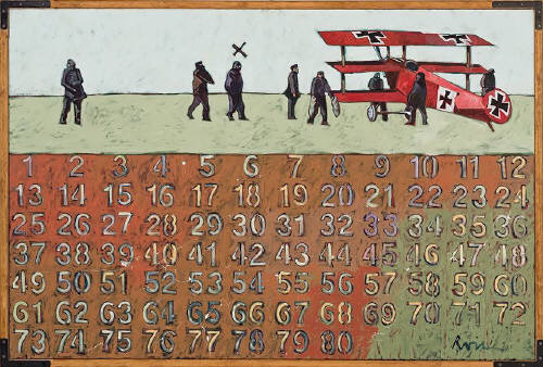 Artist: Thom Ross, Title: Richthofen and the 80 - click for larger image