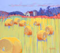 Don Tiller - Hay Bales with Barn