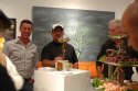 Gallery Event Photos - Brian and Mark in front of a Liang Wei tree