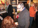Gallery Event Photos - Kenneth Behm trying to make nice with our lovely redhead