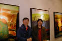 Gallery Event Photos - Liang Wei collector and artist's wife enjoying the evening