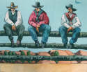 Thom Ross - Cowboys on a Fence